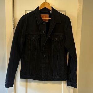 Levi's Men’s Black Denim Jacket Size M
